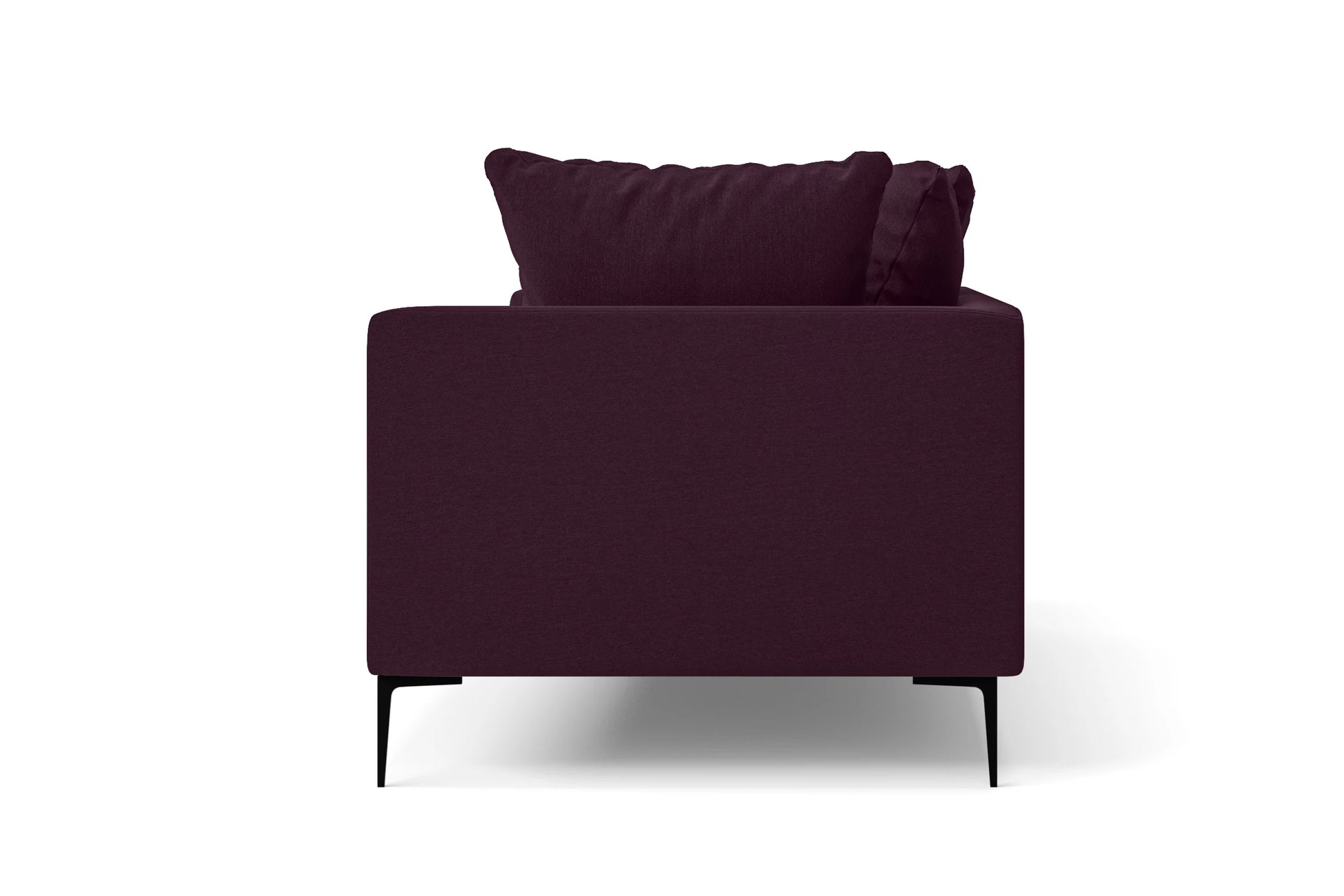 Aprilia 2 Seater Sofa Purple Linen Fabric