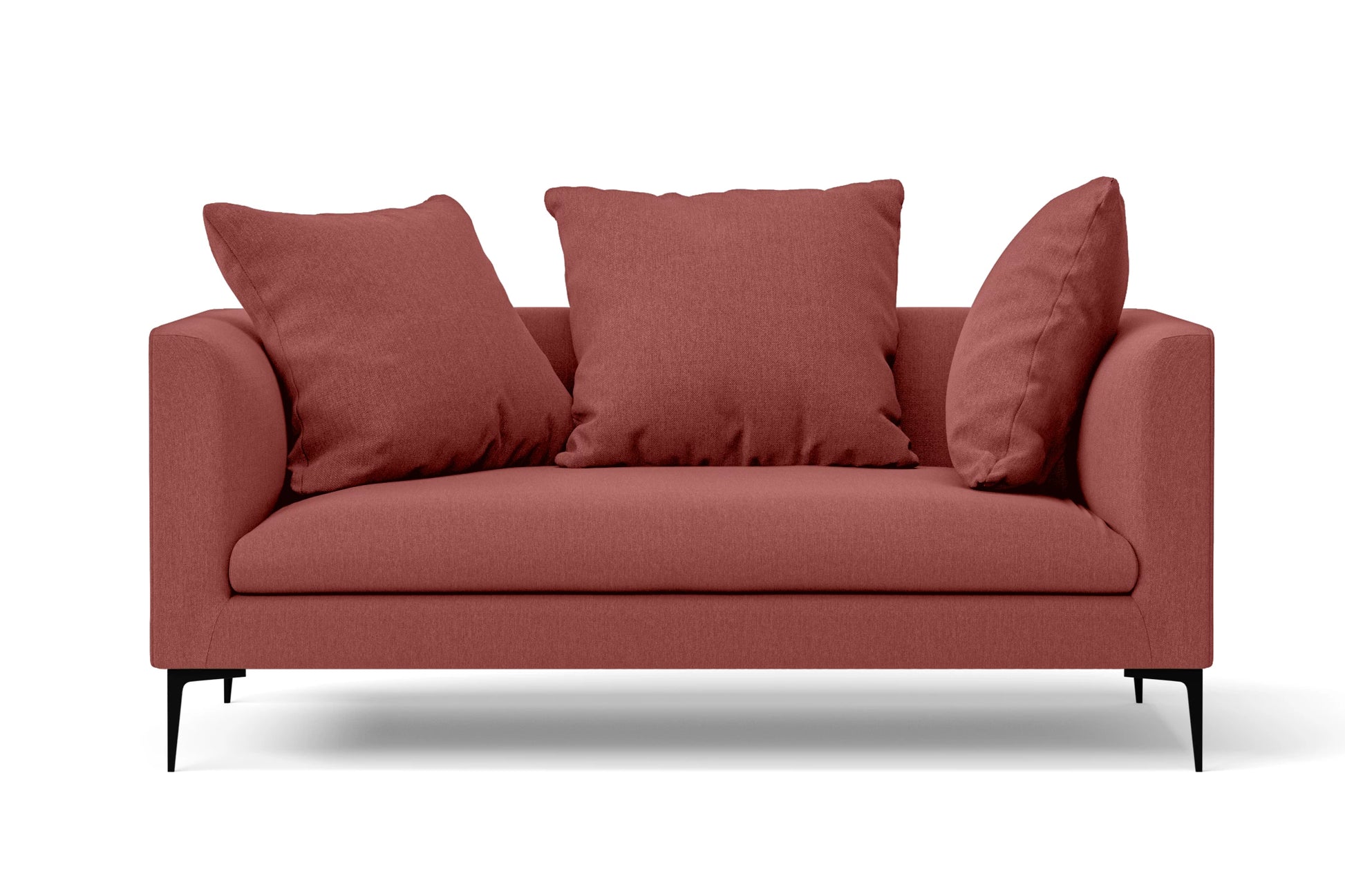 Aprilia 2 Seater Sofa Rose Pink Linen Fabric