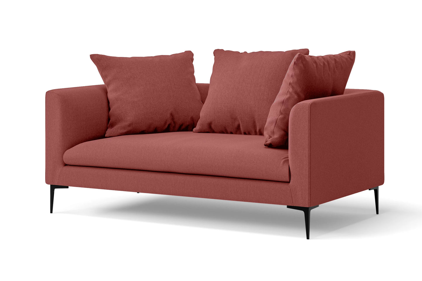 Aprilia 2 Seater Sofa Rose Pink Linen Fabric