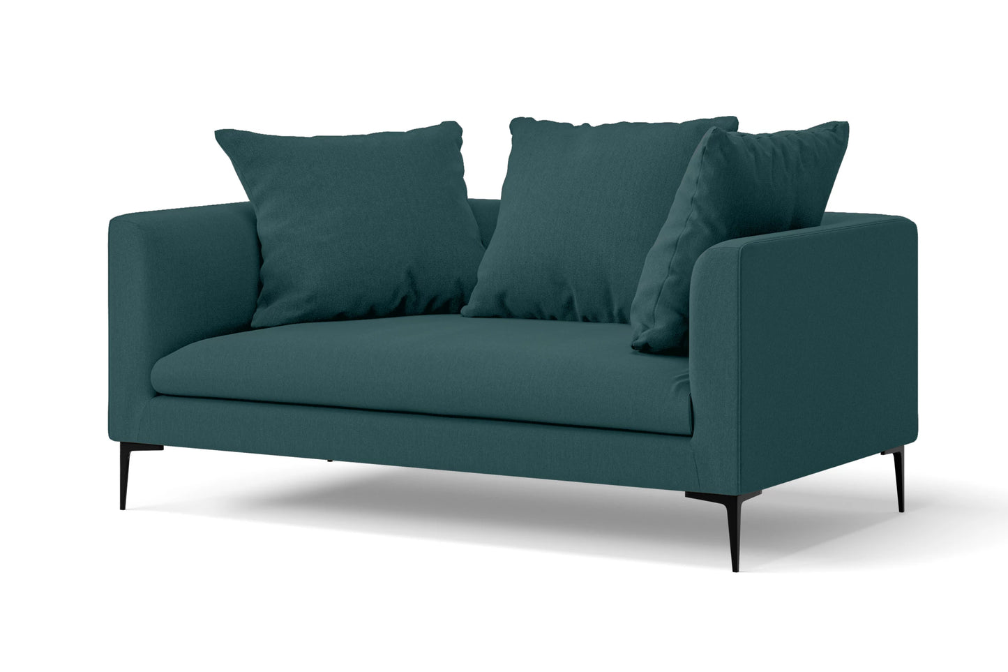 Aprilia 2 Seater Sofa Teal Linen Fabric