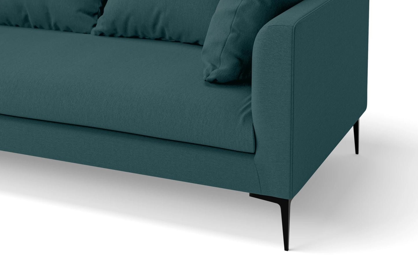 Aprilia 2 Seater Sofa Teal Linen Fabric