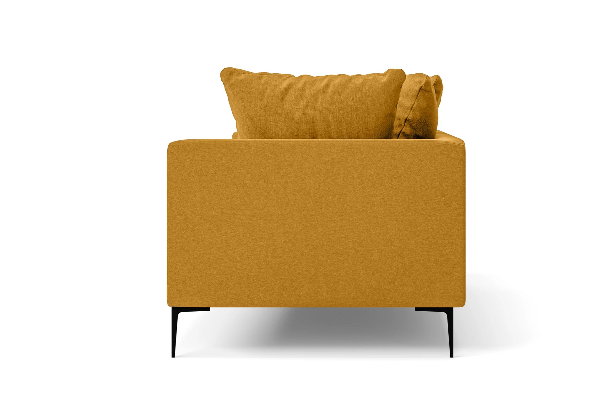 Aprilia 2 Seater Sofa Yellow Linen Fabric