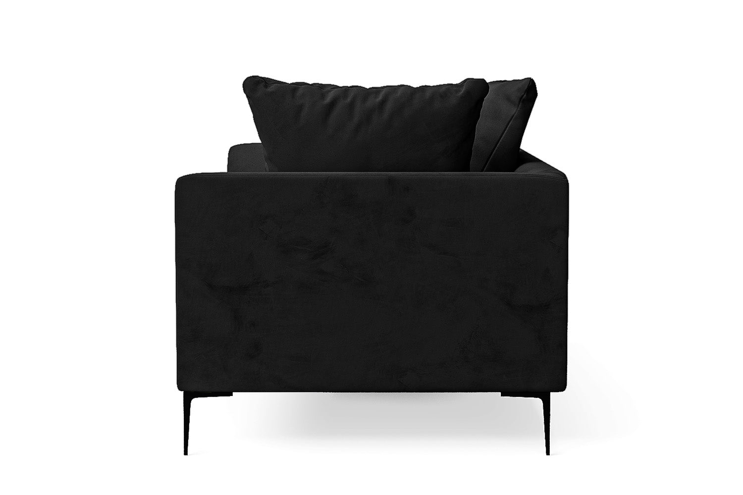 Aprilia 2 Seater Sofa Black Velvet