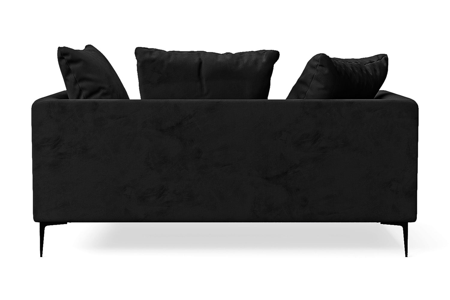 Aprilia 2 Seater Sofa Black Velvet