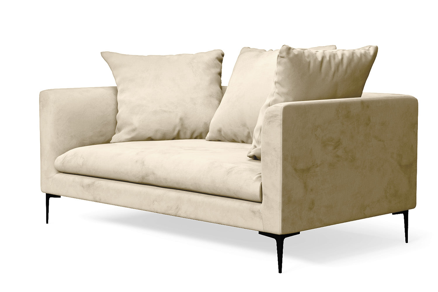 Aprilia 2 Seater Sofa Cream Velvet