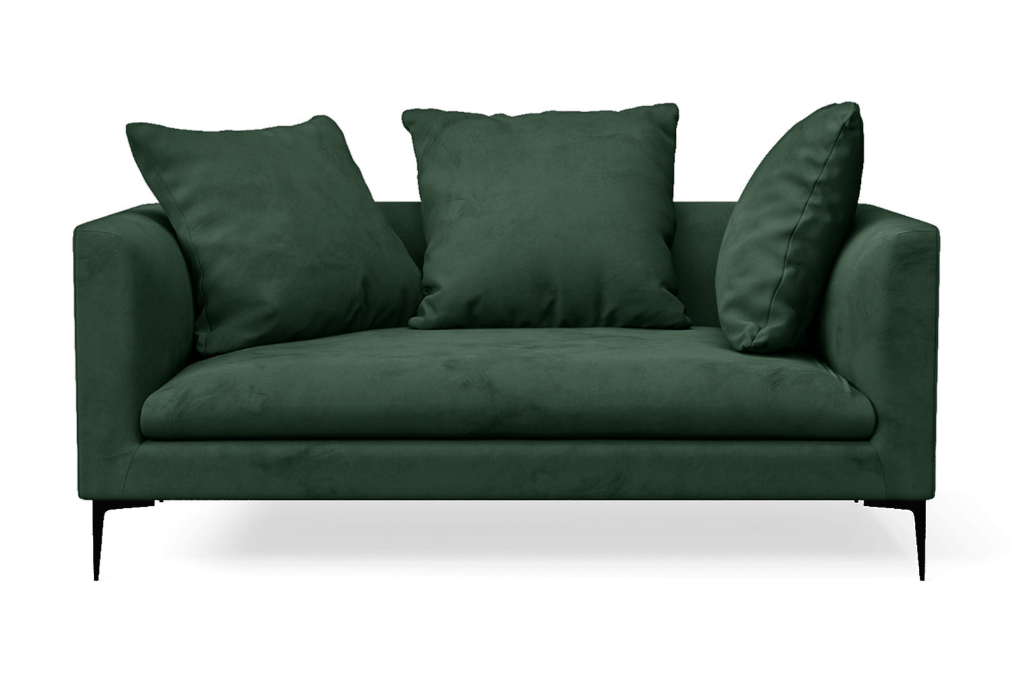 Aprilia 2 Seater Sofa Green Velvet