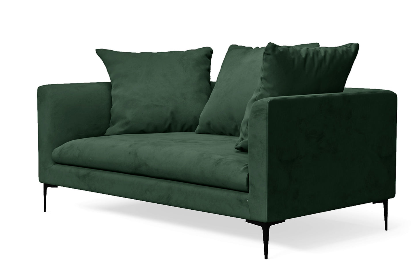 Aprilia 2 Seater Sofa Green Velvet