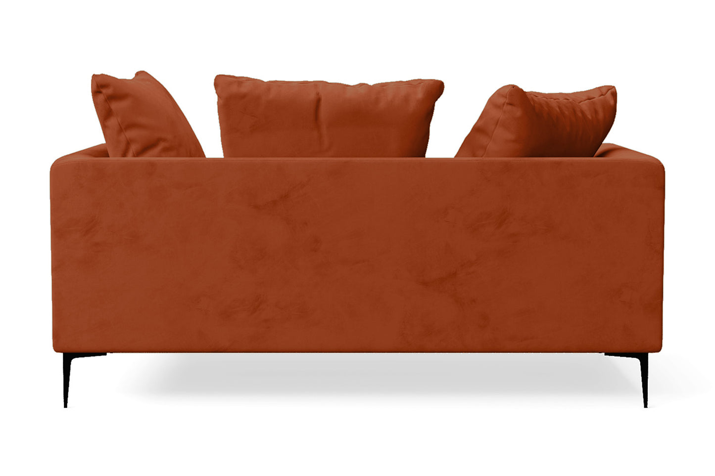 Aprilia 2 Seater Sofa Orange Velvet