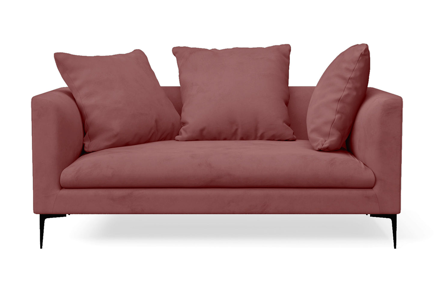 Aprilia 2 Seater Sofa Pink Velvet