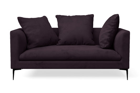 Aprilia 2 Seater Sofa Purple Velvet