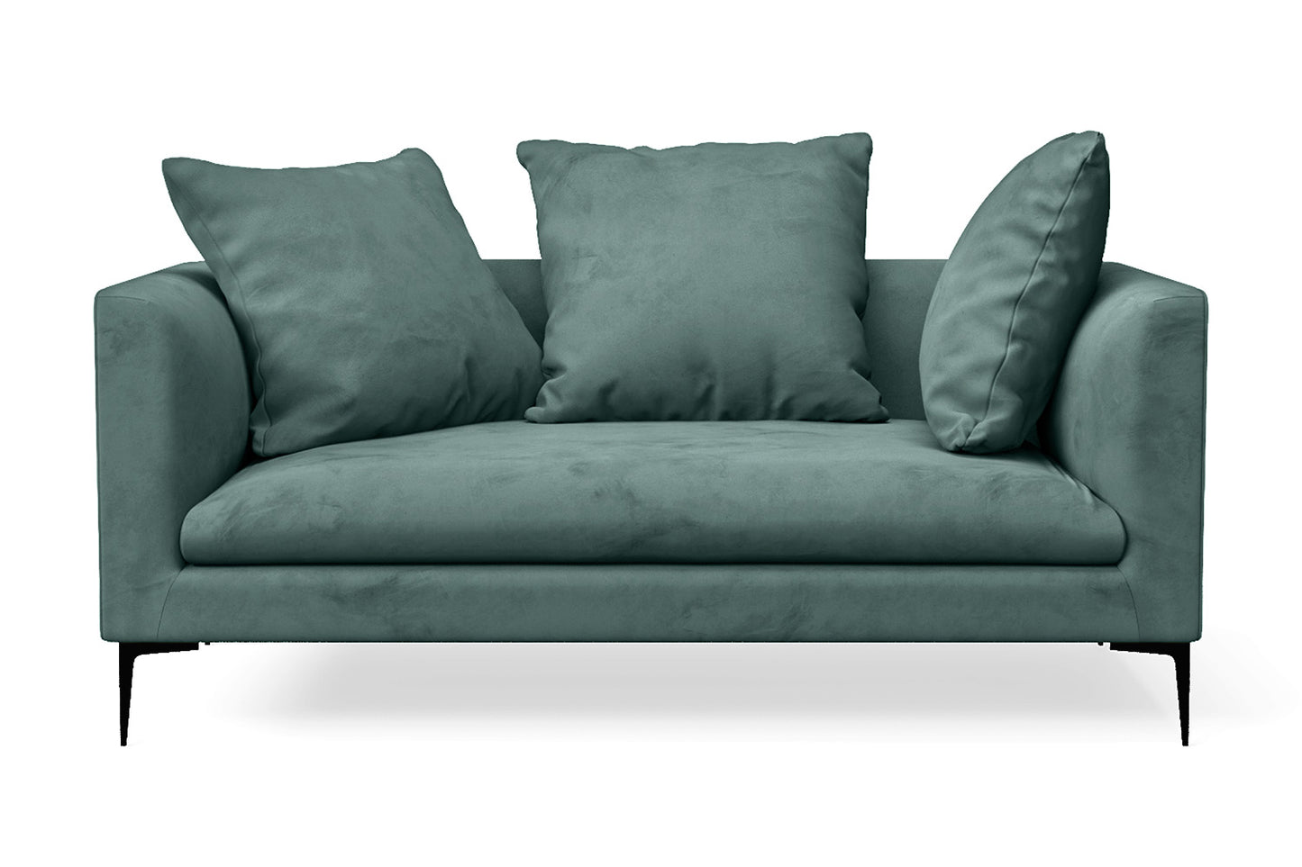 Aprilia 2 Seater Sofa Teal Velvet