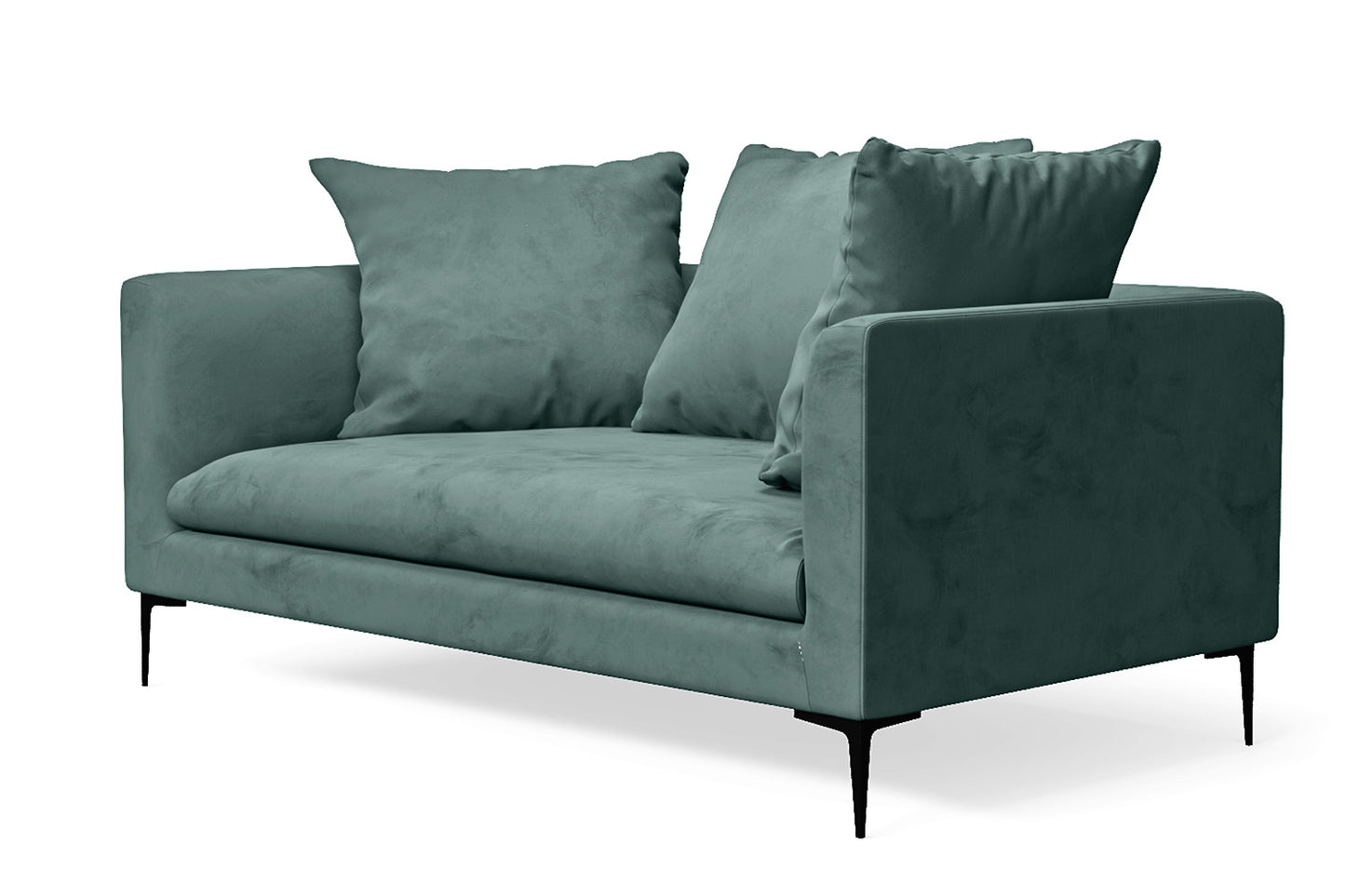 Aprilia 2 Seater Sofa Teal Velvet