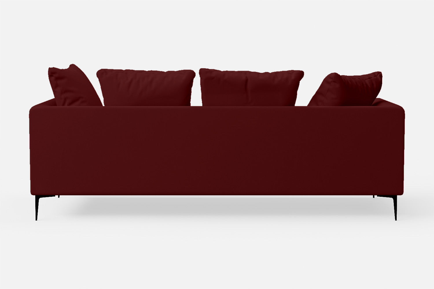 Aprilia 3 Seater Sofa Red Leather