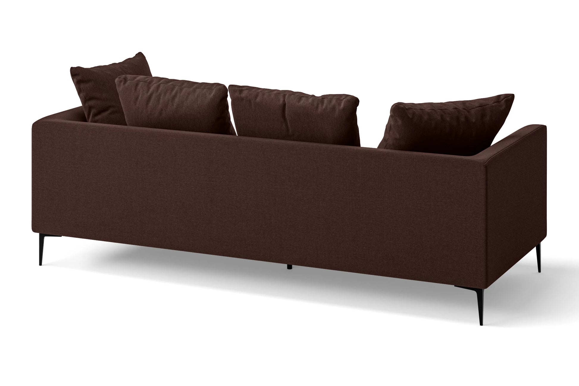 Aprilia 3 Seater Sofa Coffee Brown Linen Fabric