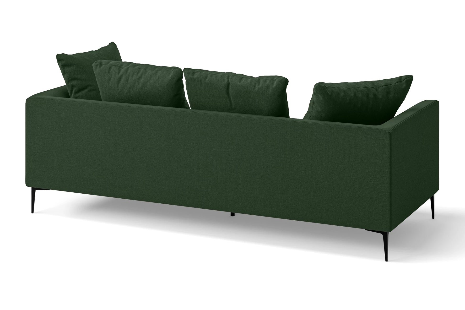 Aprilia 3 Seater Sofa Forest Green Linen Fabric