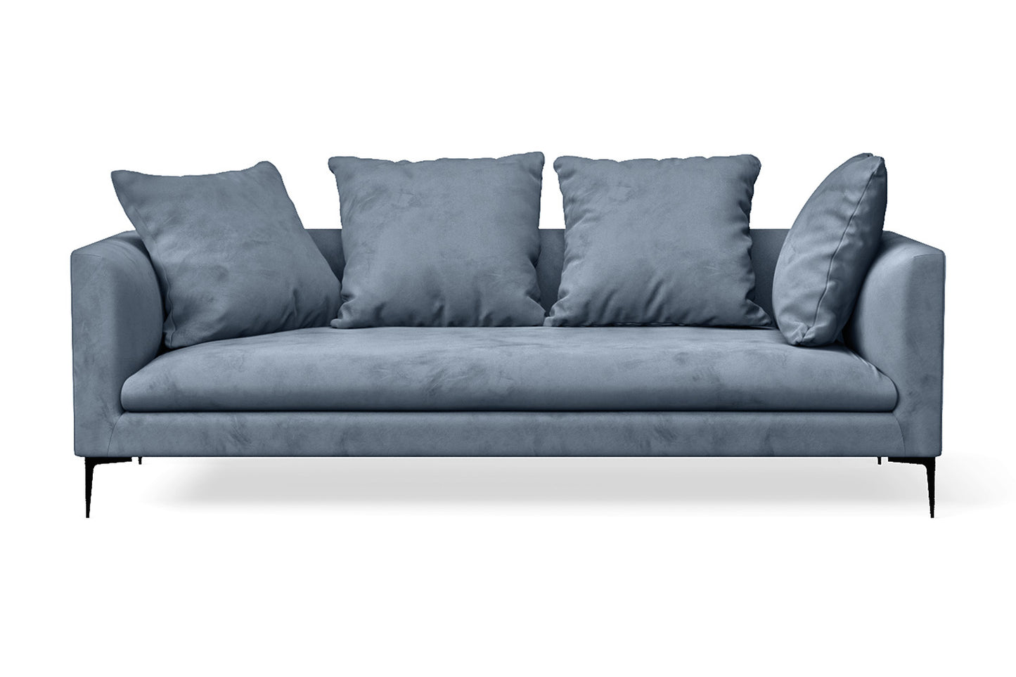 Aprilia 3 Seater Sofa Baby Blue Velvet