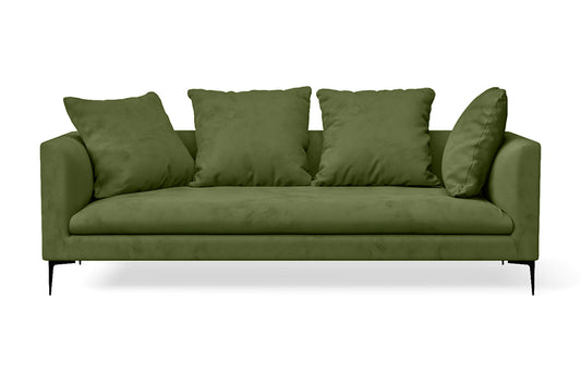 Aprilia 3 Seater Sofa Lime Velvet