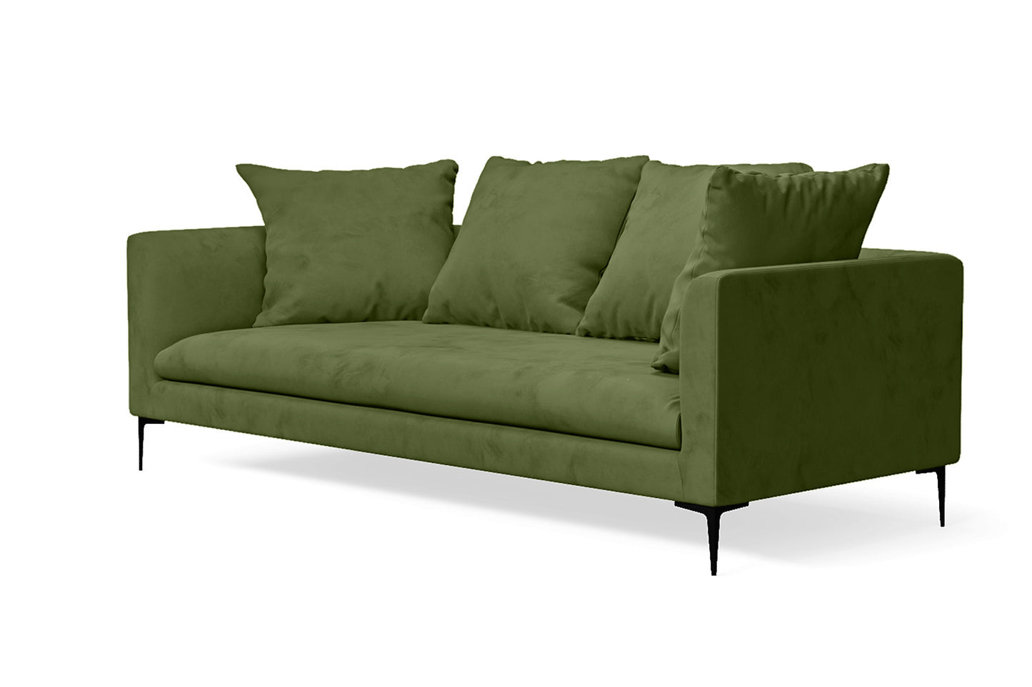 Aprilia 3 Seater Sofa Lime Velvet