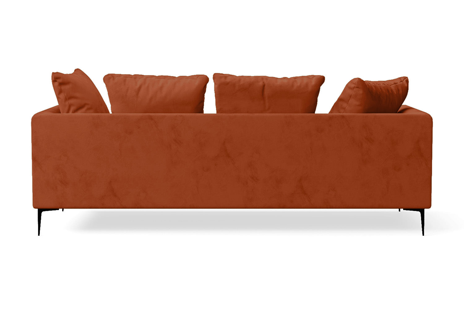 Aprilia 3 Seater Sofa Orange Velvet