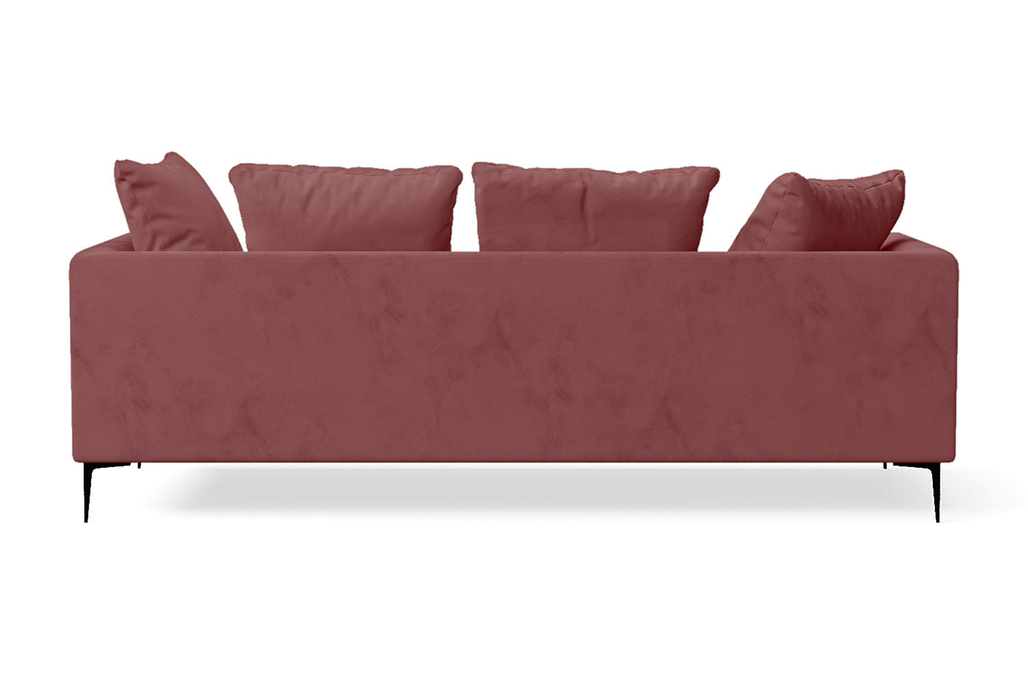 Aprilia 3 Seater Sofa Pink Velvet