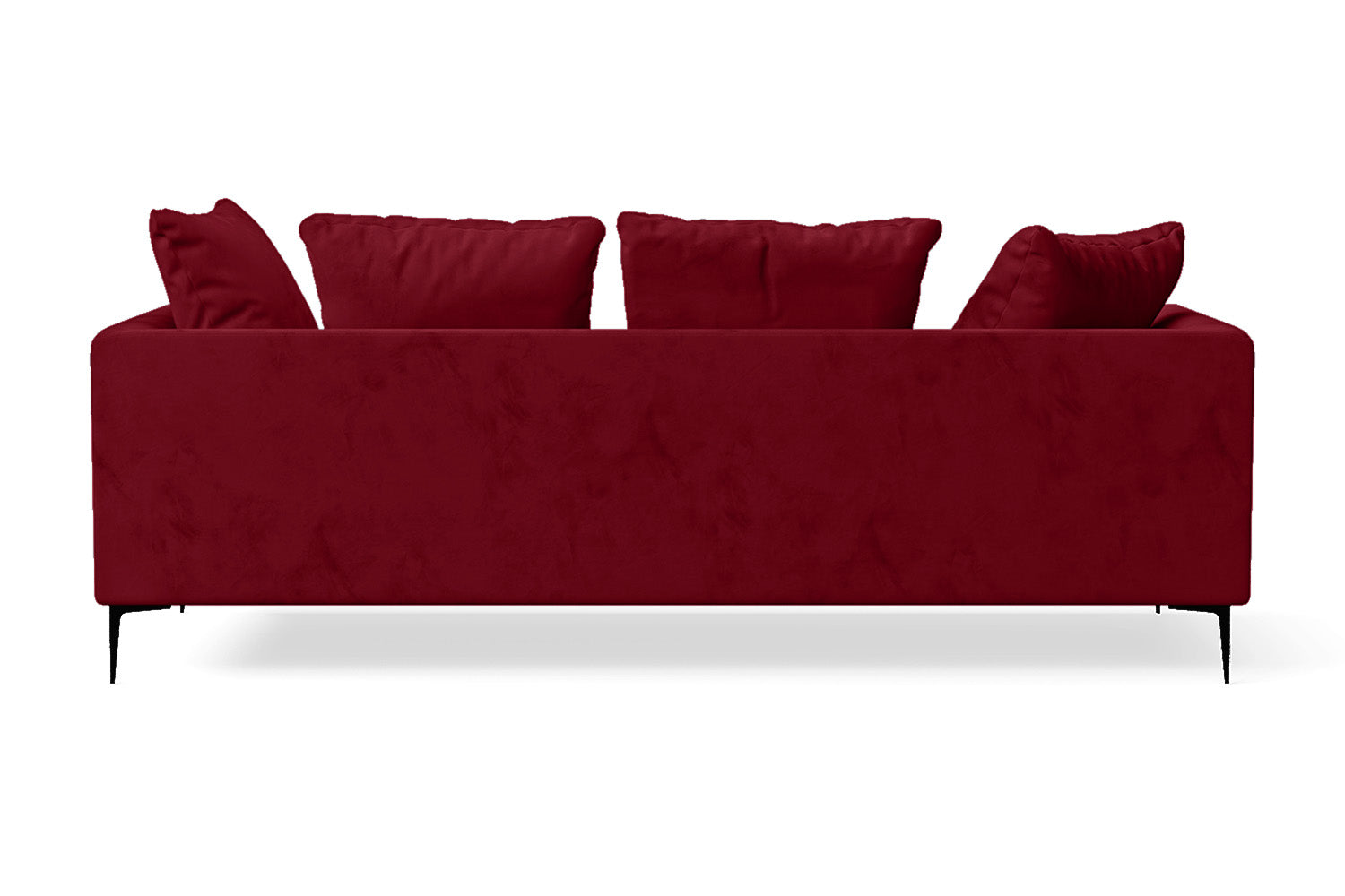 Aprilia 3 Seater Sofa Red Velvet