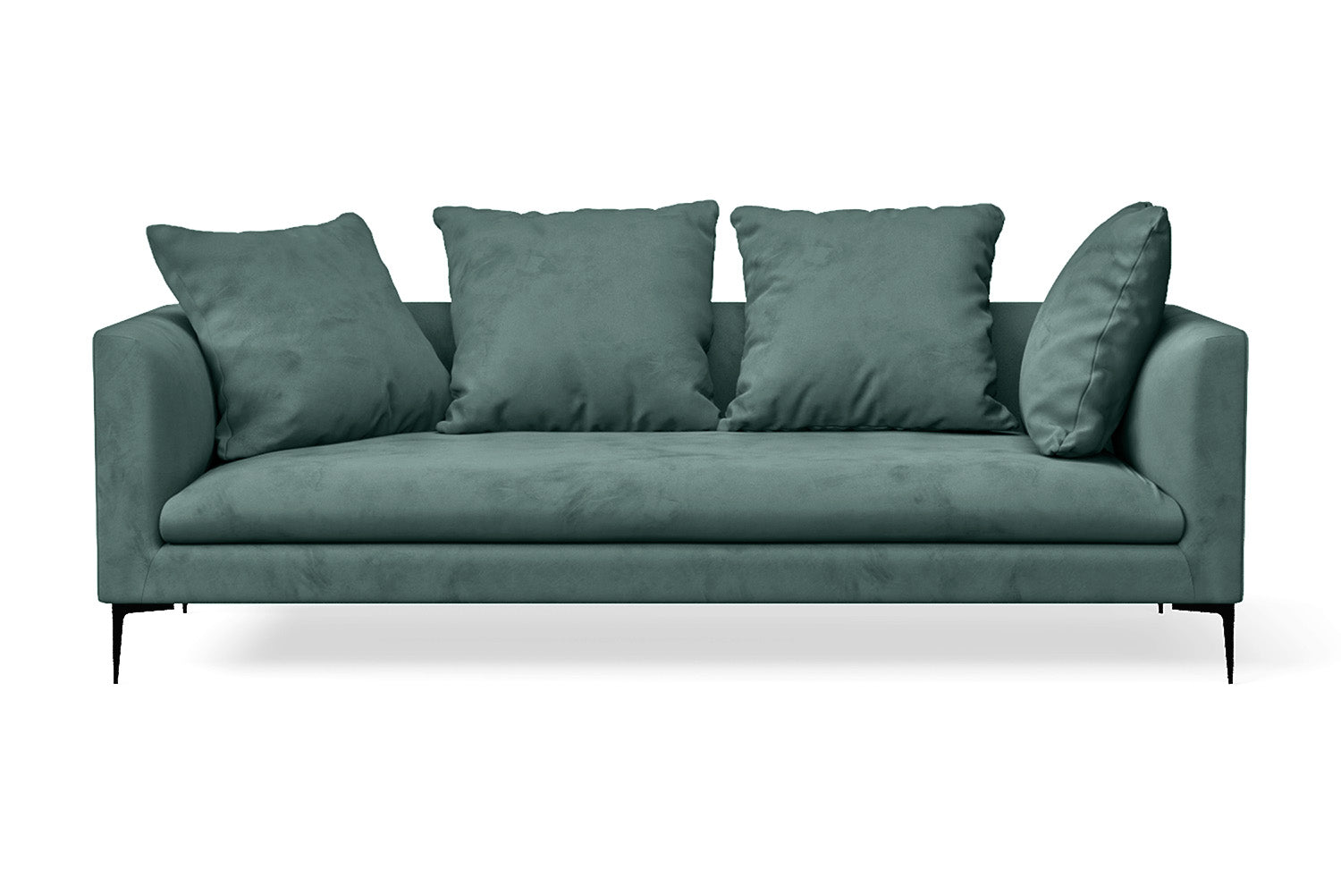 Aprilia 3 Seater Sofa Teal Velvet