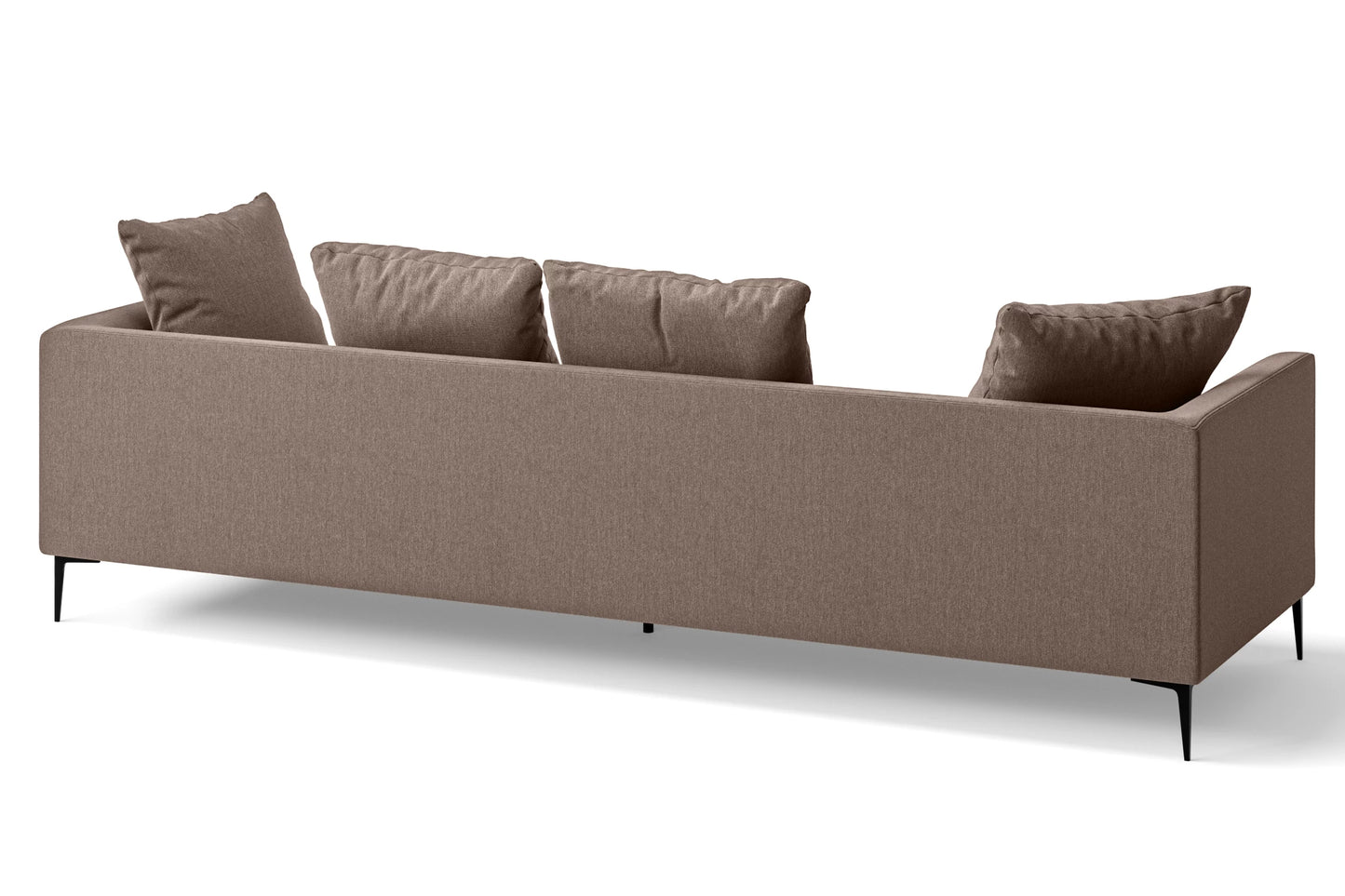 Aprilia 4 Seater Sofa Caramel Linen Fabric