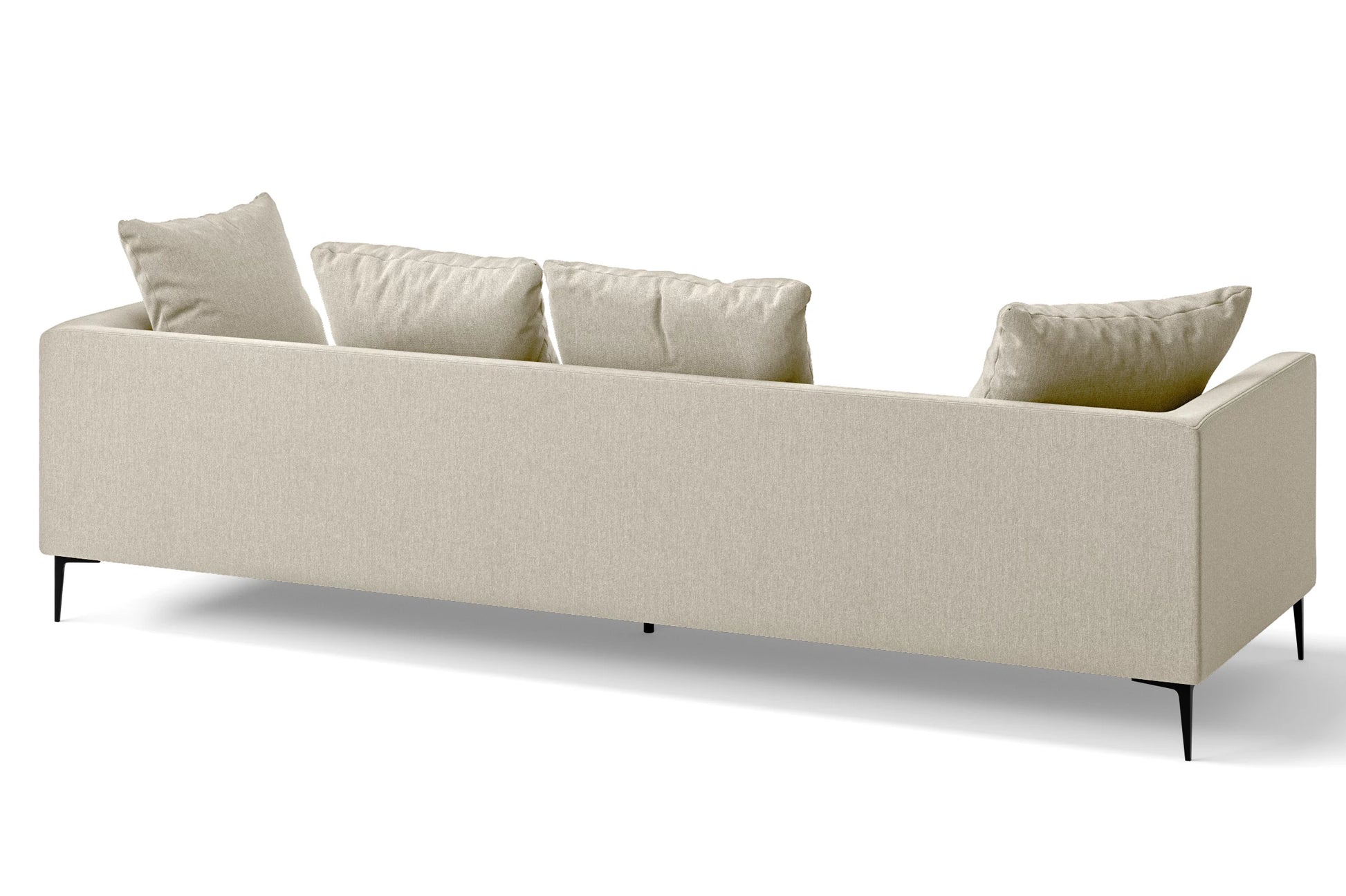 Aprilia 4 Seater Sofa Cream Linen Fabric