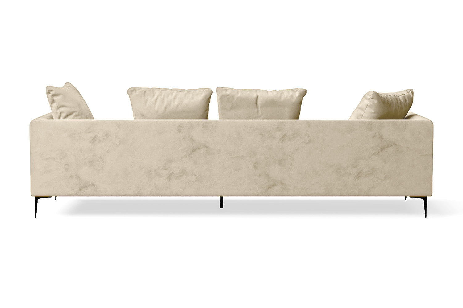 Aprilia 4 Seater Sofa Cream Velvet