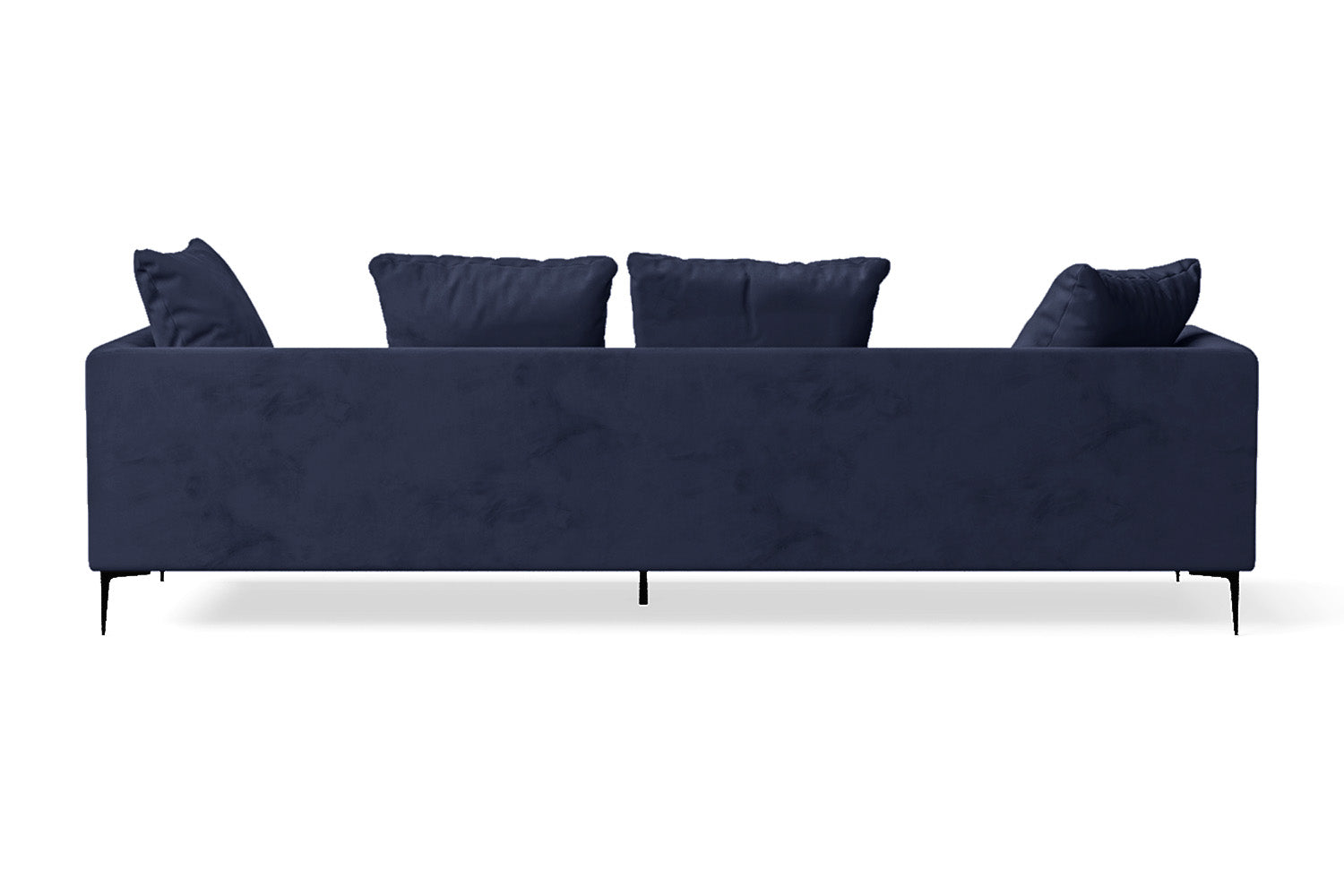 Aprilia 4 Seater Sofa Dark Blue Velvet