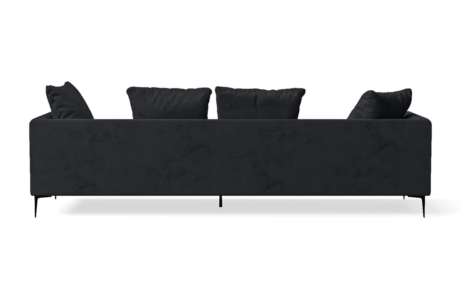 Aprilia 4 Seater Sofa Dark Grey Velvet