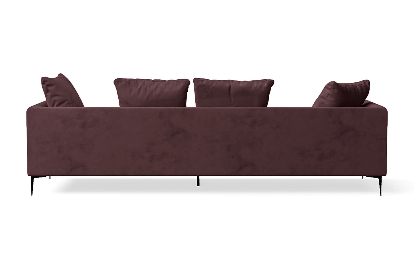 Aprilia 4 Seater Sofa Grape Velvet