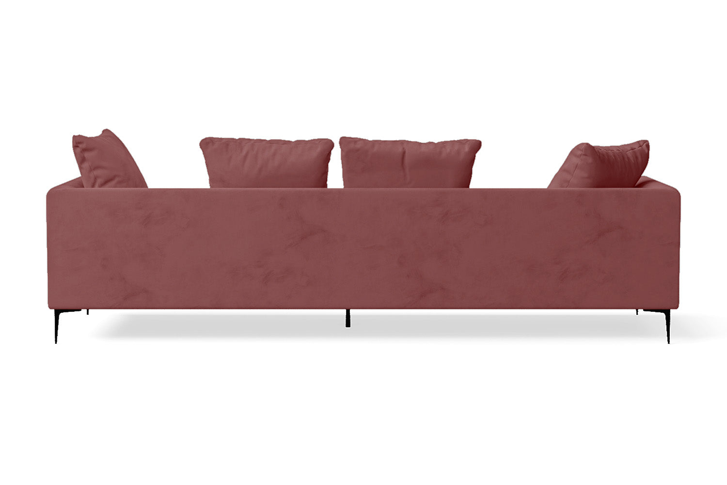 Aprilia 4 Seater Sofa Pink Velvet