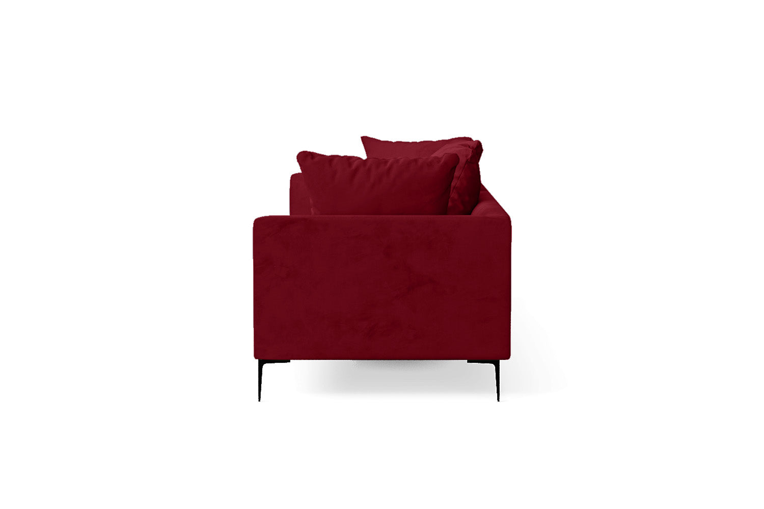 Aprilia 4 Seater Sofa Red Velvet