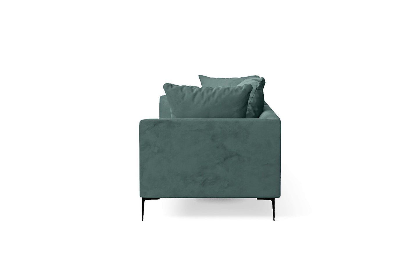 Aprilia 4 Seater Sofa Teal Velvet