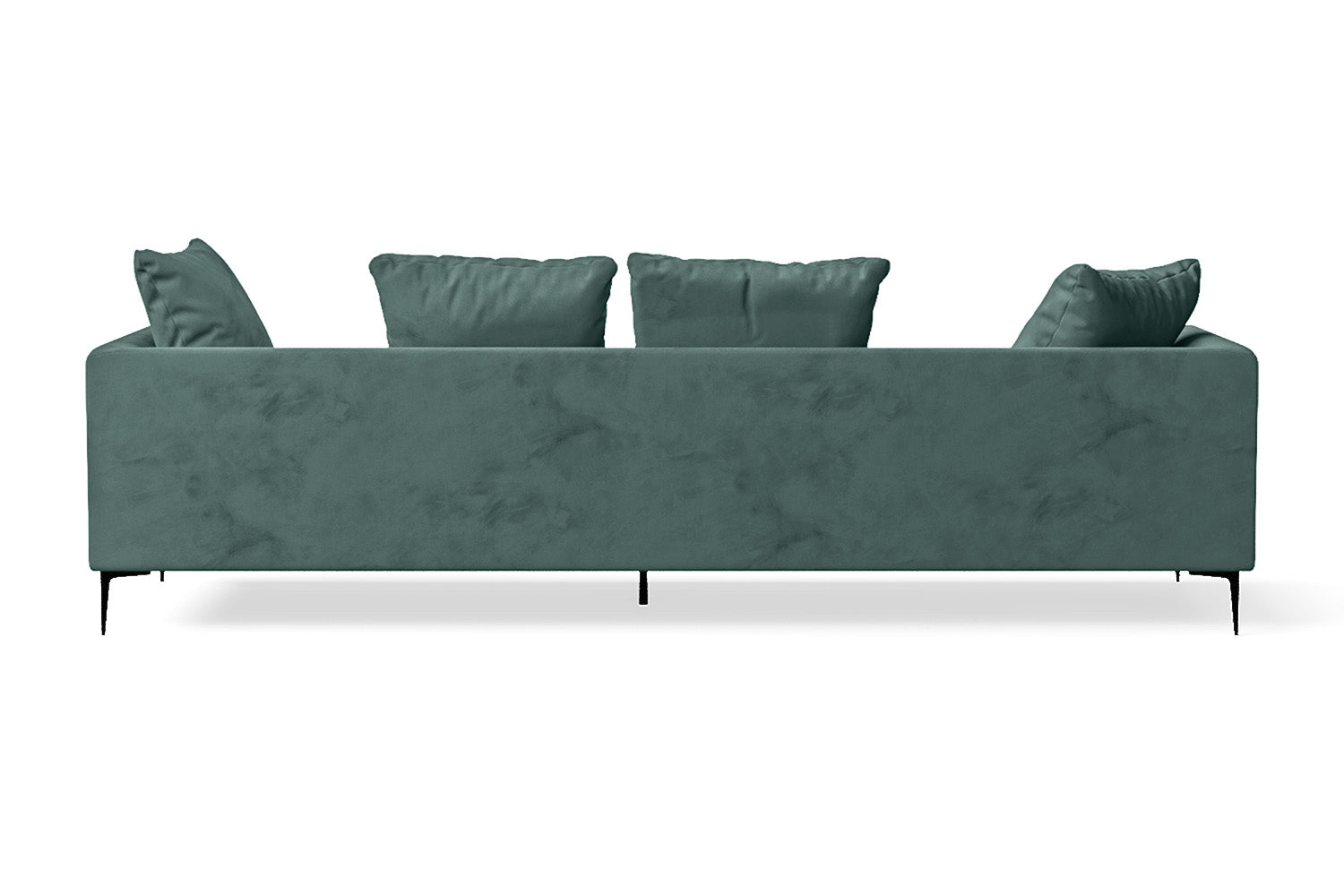 Aprilia 4 Seater Sofa Teal Velvet