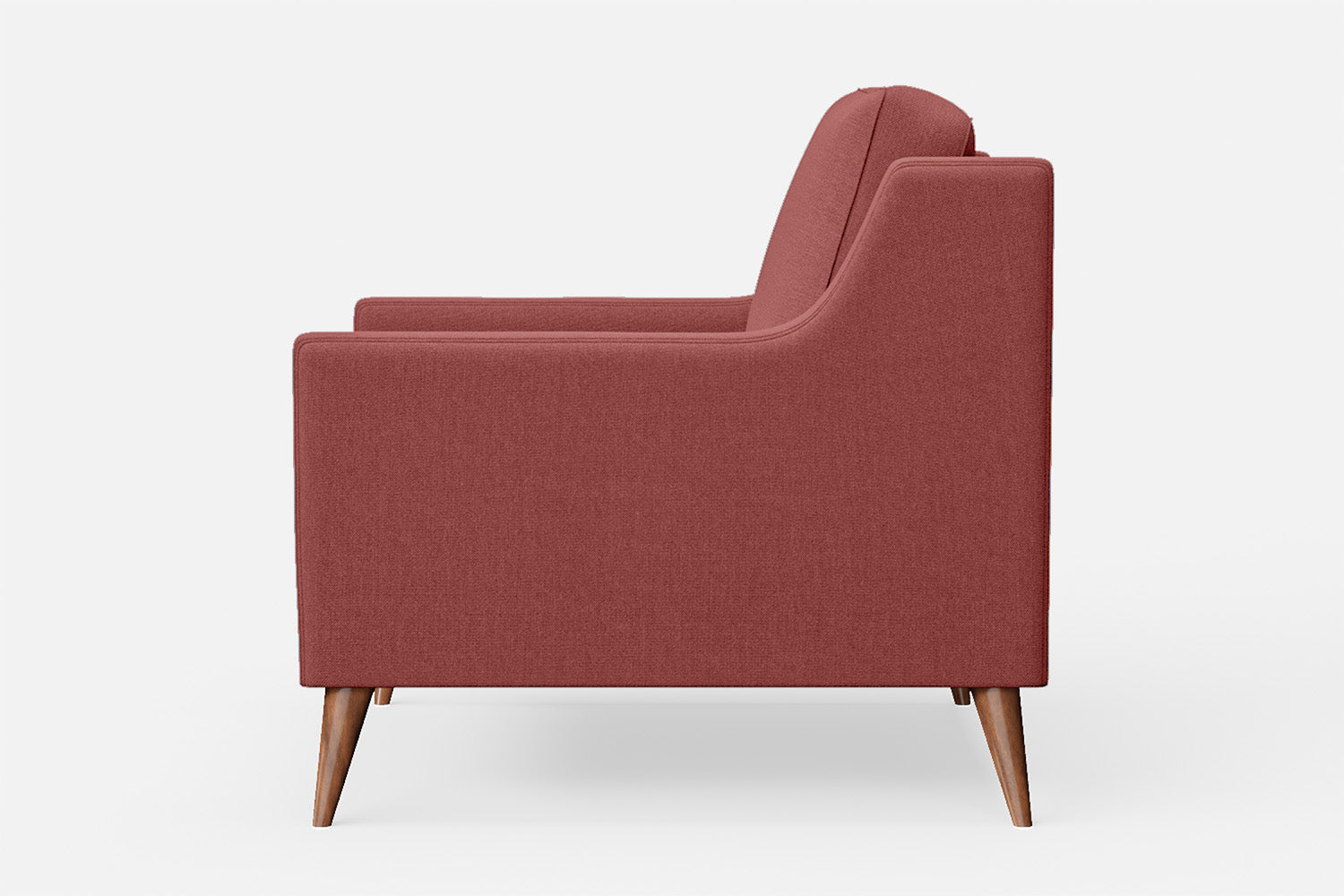 Aquila Armchair Rose Pink Linen Fabric