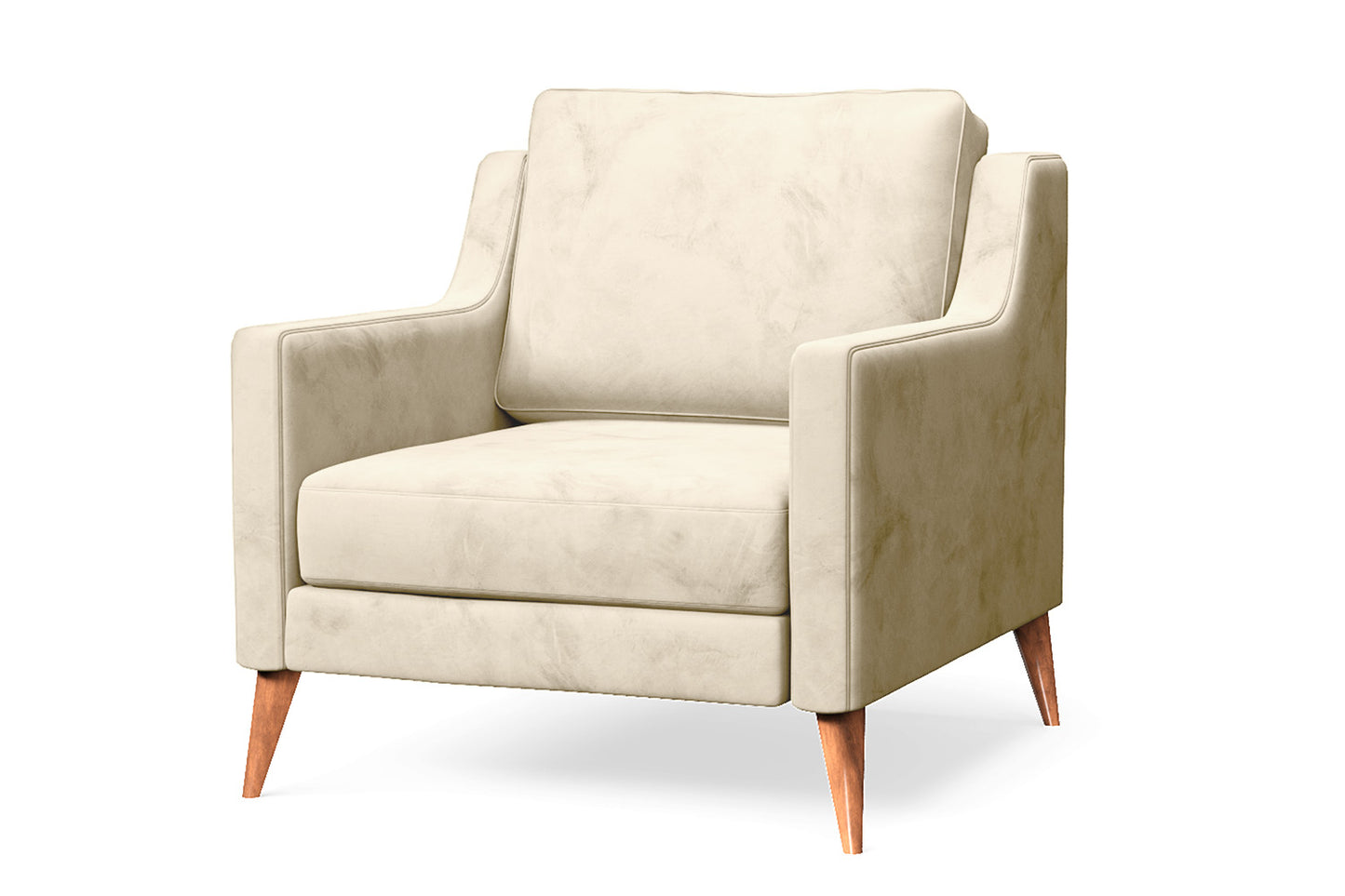 Aquila Armchair Cream Velvet