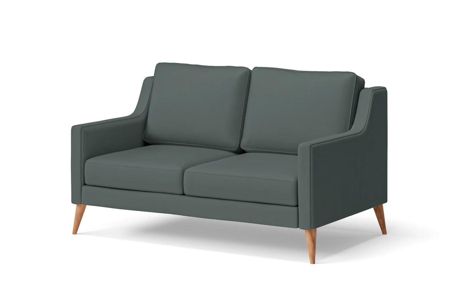 Aquila 2 Seater Sofa Dusky Turquoise Leather