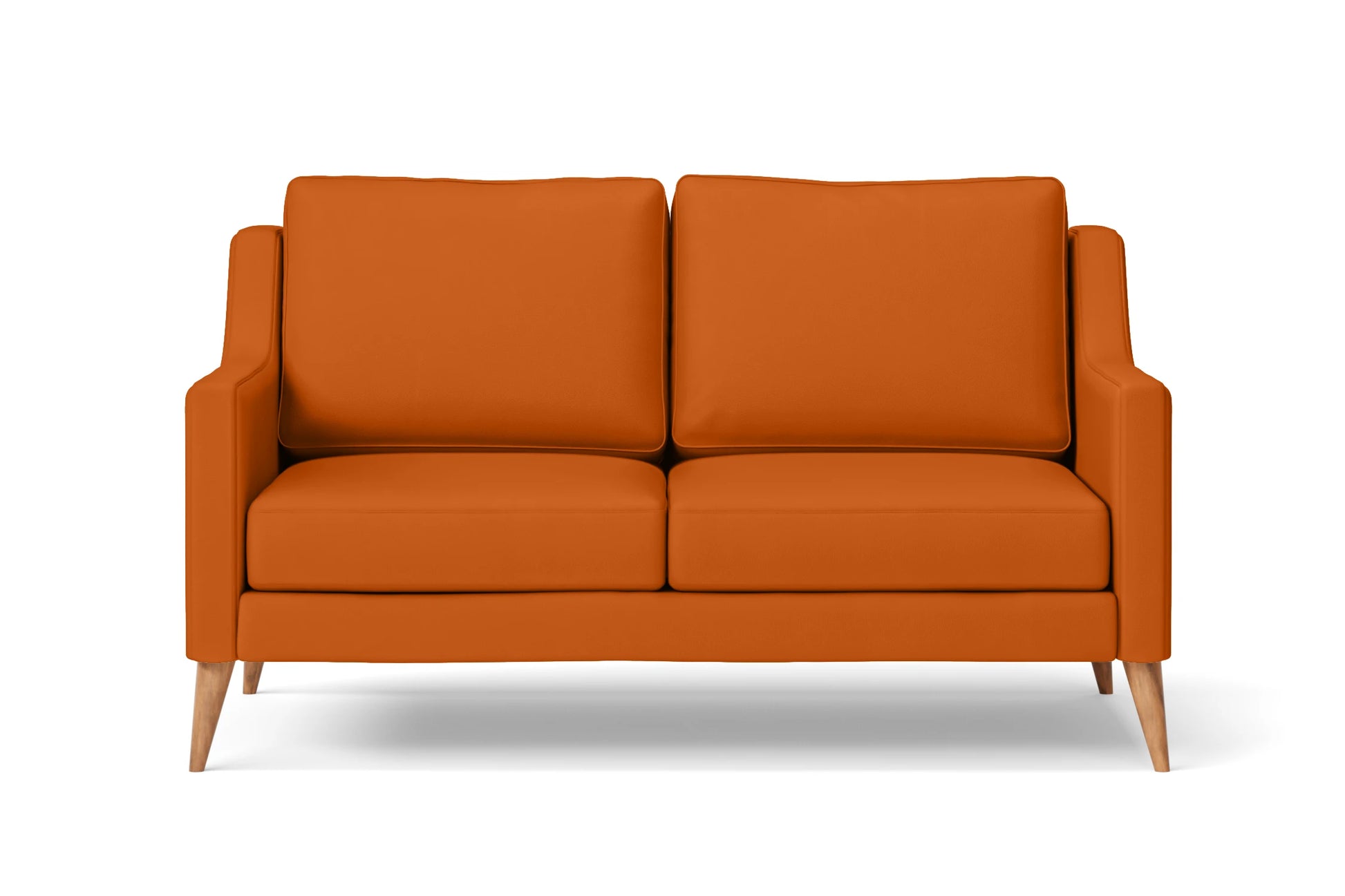 Aquila 2 Seater Sofa Orange Leather