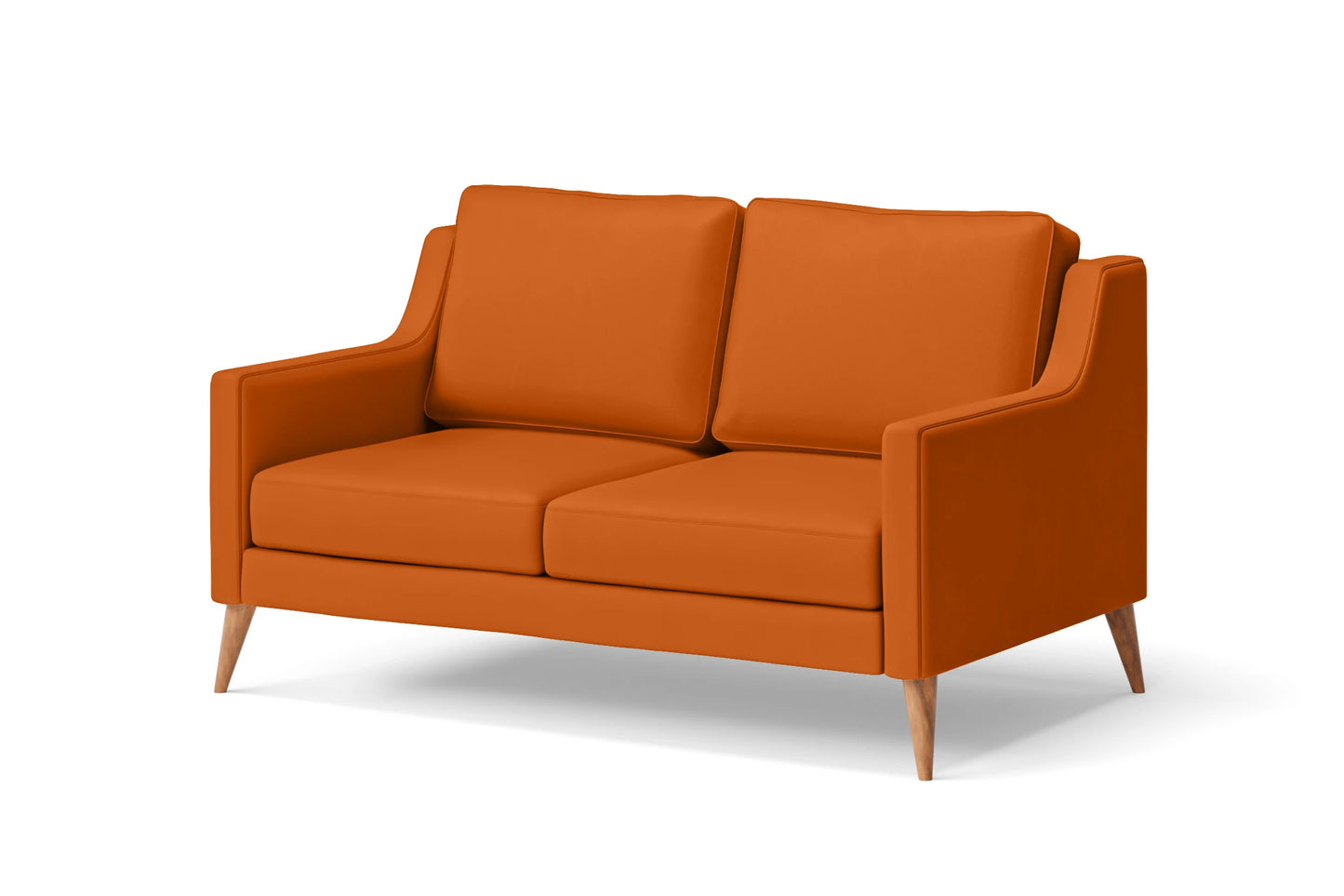 Aquila 2 Seater Sofa Orange Leather