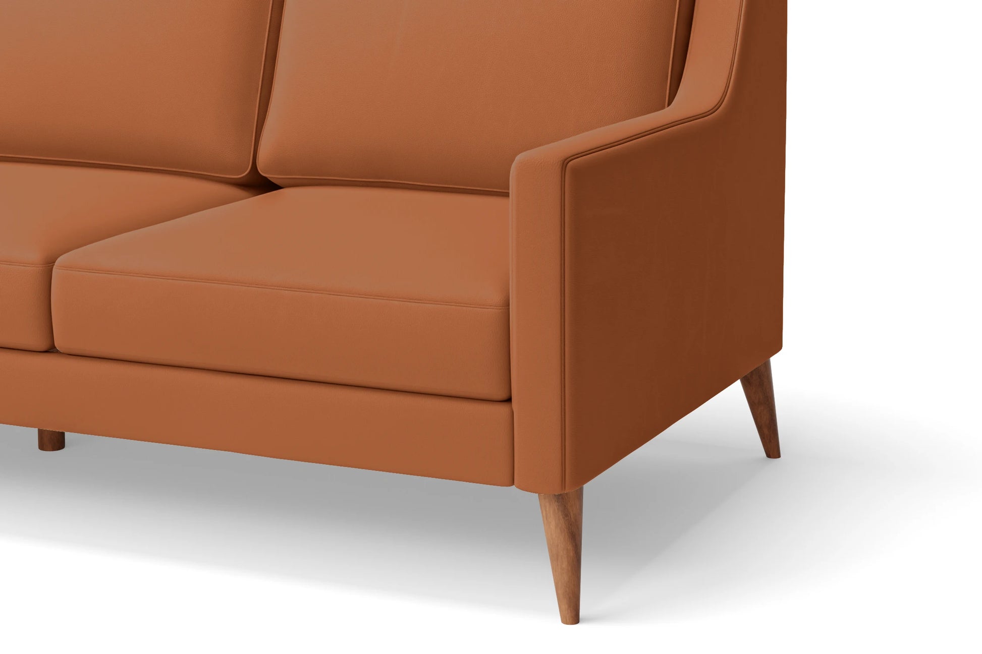 Aquila 2 Seater Sofa Tan Brown Leather