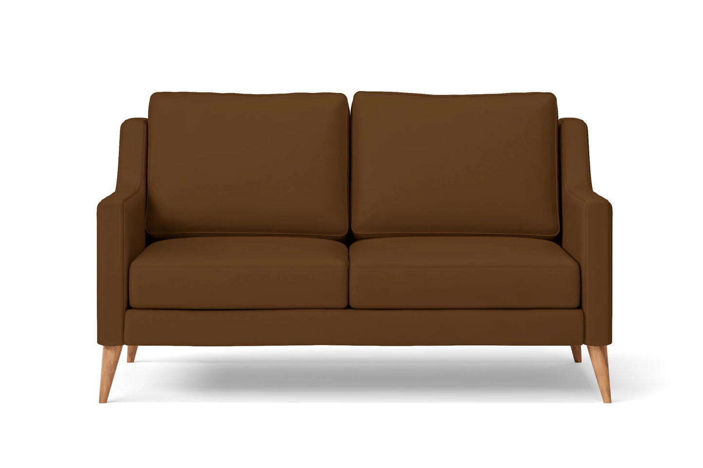 Aquila 2 Seater Sofa Walnut Brown Leather