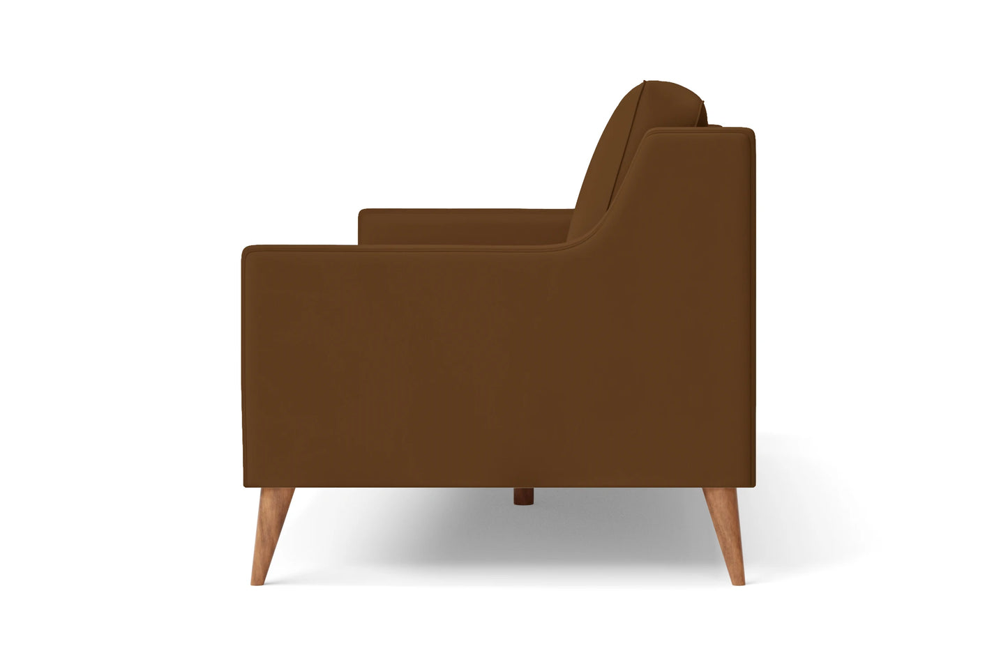 Aquila 2 Seater Sofa Walnut Brown Leather