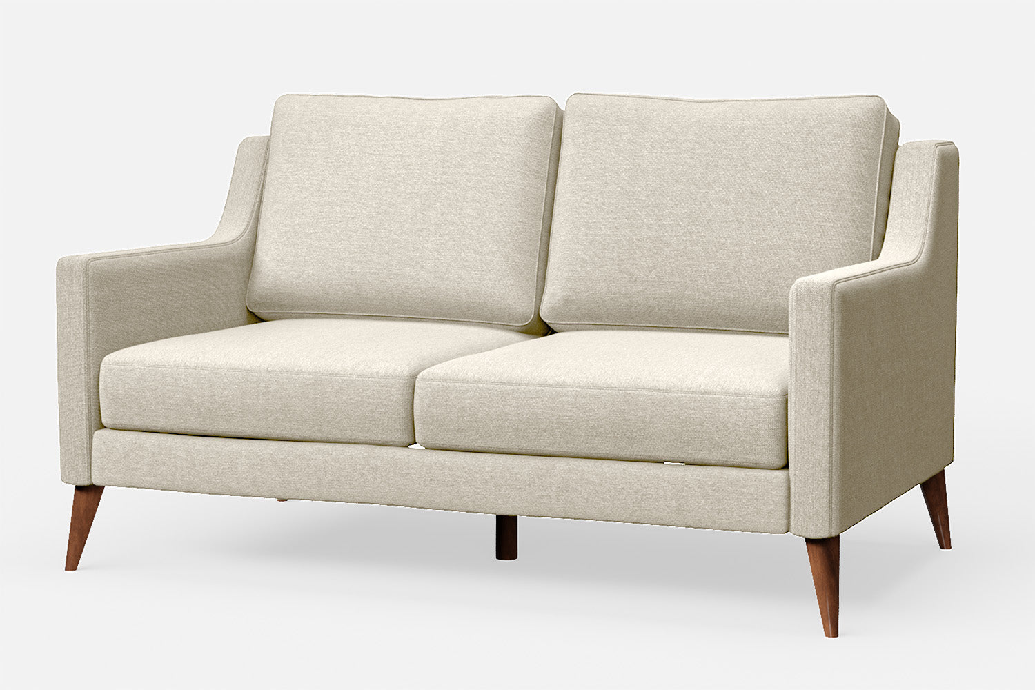 Aquila 2 Seater Sofa Cream Linen Fabric