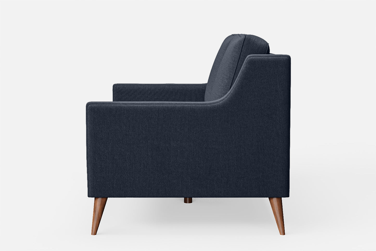 Aquila 2 Seater Sofa Dark Blue Linen Fabric