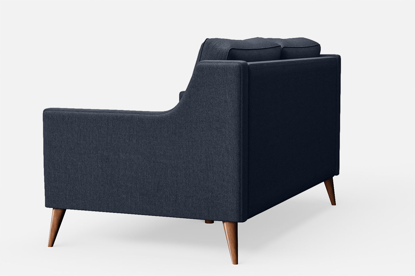 Aquila 2 Seater Sofa Dark Blue Linen Fabric