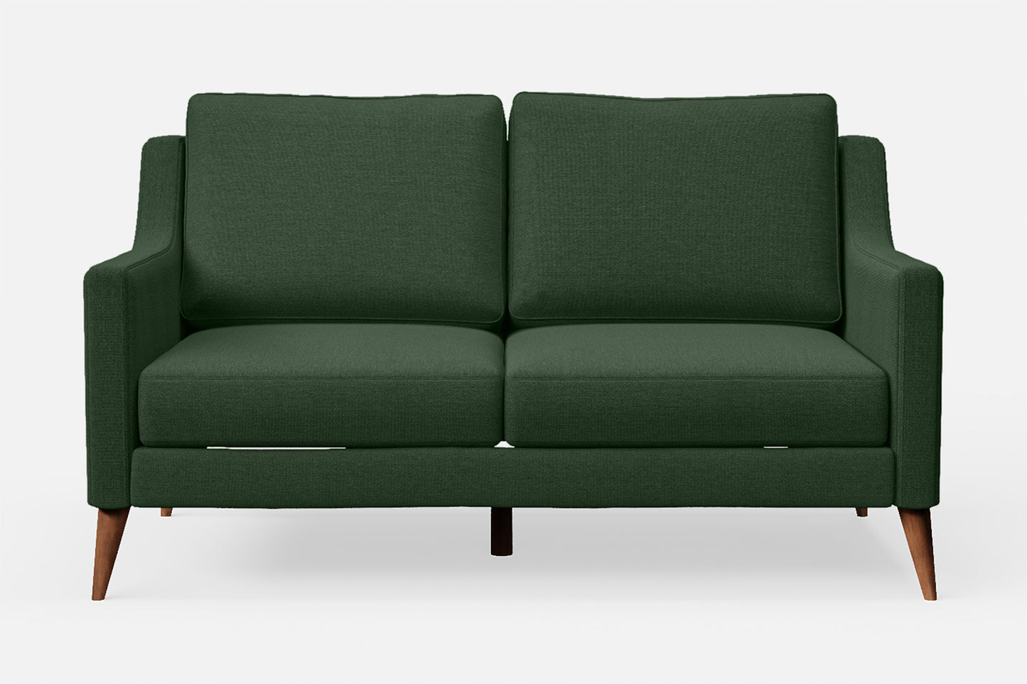 Aquila 2 Seater Sofa Forest Green Linen Fabric