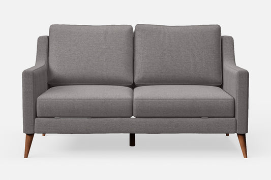 Aquila 2 Seater Sofa Grey Linen Fabric