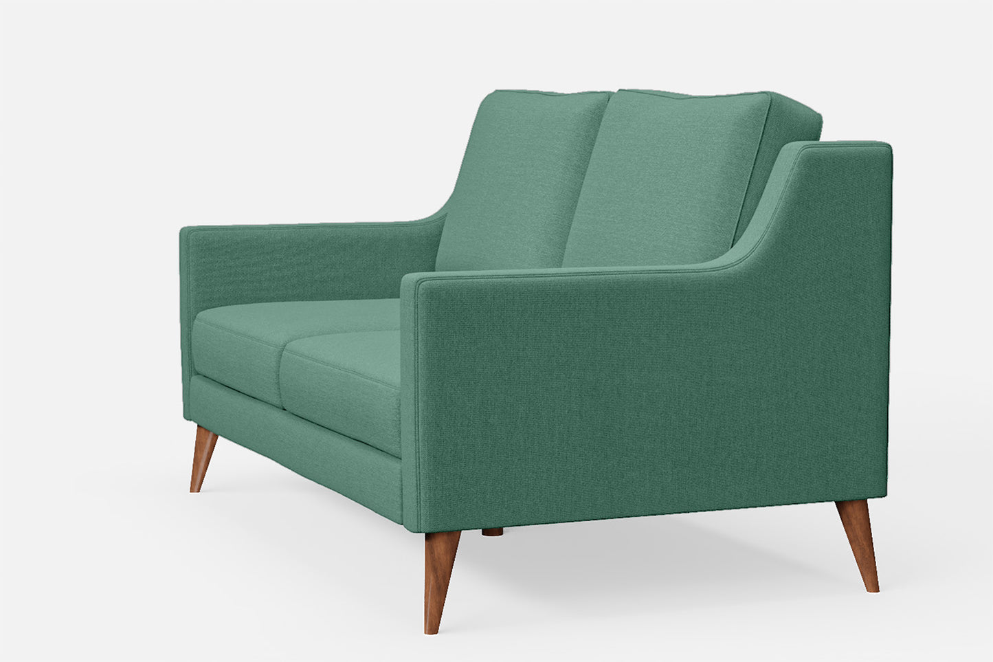 Aquila 2 Seater Sofa Mint Green Linen Fabric